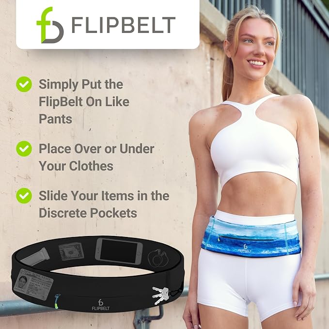 FlipBelt Zipper Running Belt, Waist Pack for Fitness and Running, US Company - Image 5