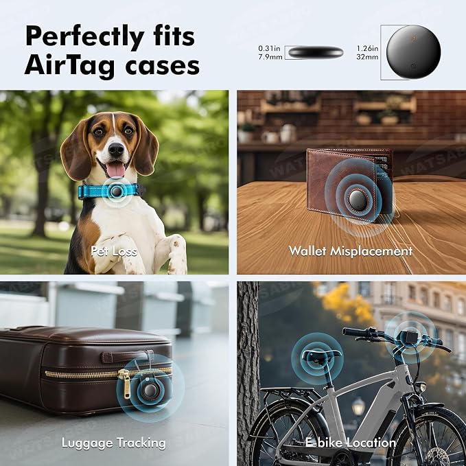 Bluetooth Tracker 4-Pack Smart Tag for Android & Samsung | 3-Year Battery Life, IP66 Waterproof,100db, Item Finder for Keys, Wallet, Luggage. Works with Google Find Hub. - Image 6