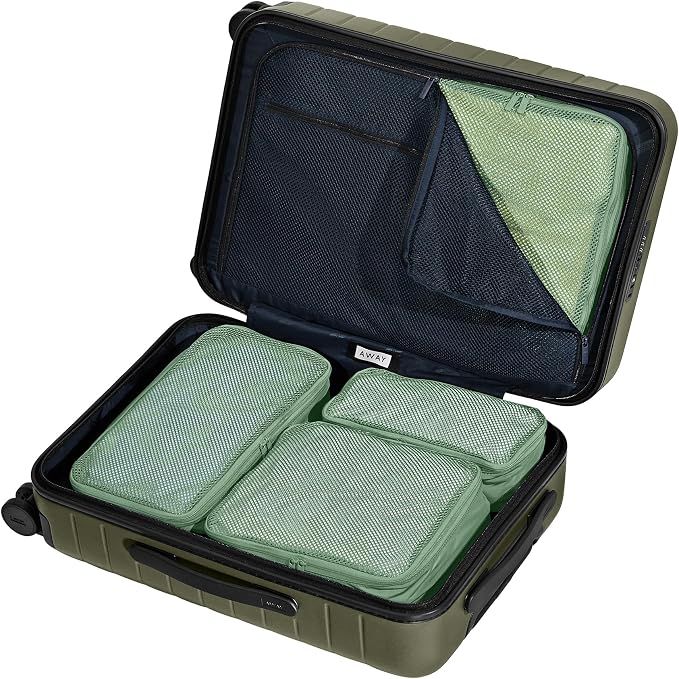 Away Insider Packing Cubes Set of 4, Lightweight Travel Luggage Organizers | 4-Piece Packing Cube Set for Suitcases, Carry-On Bags & Luggage, Lightweight Travel Organizers for Packing, Sea Green - Image 3