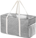 Lifewit Extra Large Tote Bag, Reusable Grocery Bags with Metal Wire Frame and Handles by Lifewit