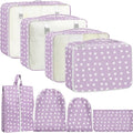 Packing Cubes for Travel - 8 Set Luggage Organizer Bags for Family, Mesh Breathable Packing Cubes for Suitcases Durable Travel Essentials Bags Set by YEEYAA