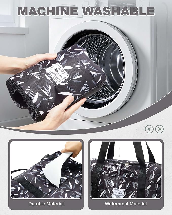 Travel Duffel Bag, Sports Tote Gym Bag, Shoulder Weekender Overnight Bag for Women - Image 4
