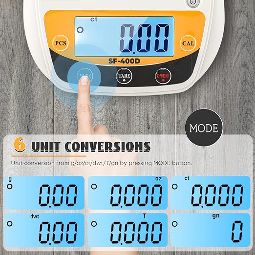 Digital Lab Scale 600g x 0.01g Precision Electronic Scale LCD Display Analytical Balance Jewelry Scale Scientific Scale 0.01g Accuracy - Image 3
