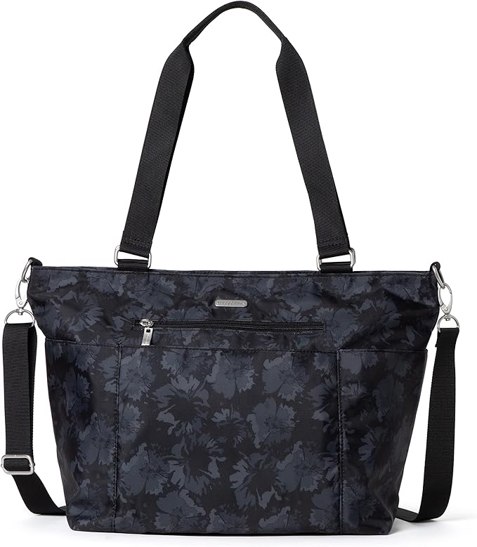 Baggallini Essential Laptop Tote - Work Tote Bag with Laptop Sleeve - Lightweight Travel Crossbody Shoulder Bag for Women by baggallini
