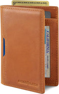 SERMAN BRANDS - Wallets for Men Slim Mens leather RFID Blocking Minimalist Card Front Pocket Bifold Travel Thin by SERMANBRANDS