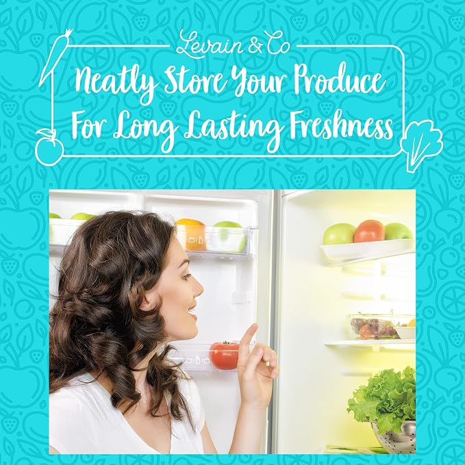 Produce Storage Guide Magnet - Fruit & Vegetable Fridge Chart, Stay Fresh | Keep produce fresh longer - know what's ripe for farmers-market trips and waste less on every grocery run - Image 3