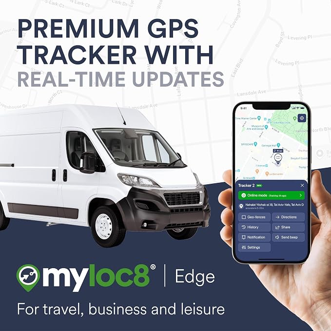 GPS Luggage Tracker for Suitcases TSA Approved, Android & iOS Compatible - Real-Time Tracking Device for Travel - Smart Tag with Bag Opening Alert - Long Battery Life (4-Mo Subscription Included) - Image 2