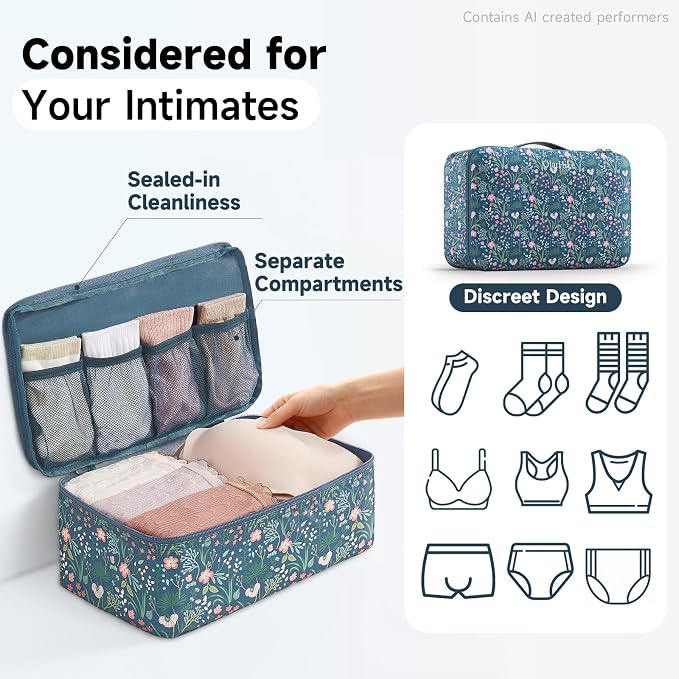 9 Set Packing Cubes for Travel, Gifts for Women Mom,Anti-Tearing Suitcase Organizer,OlarHike Vacation Essentials & Accessories for Cruise Ship - Image 5