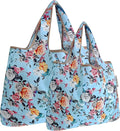 allydrew Large Foldable Tote Nylon Reusable Grocery Bags by allydrew