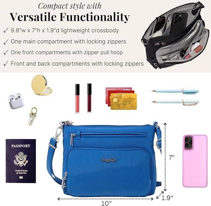 Baggallini Securtex Anti-Theft Keepsake Crossbody - Image 5