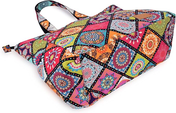 CLOUDMUSIC Shoulder Tote Bag For Nurses Teachers Work Gym Travel Beach Women With Large Capacity Waterproof - Image 5