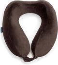 Brookstone Neck Travel Pillow Lightweight Contoured Memory Foam Support | Structured Shape Keeps Your Head Aligned While Seated, Soft Fleece Cover Feels Gentle Against Skin on Flights or Car Rides by Unknown