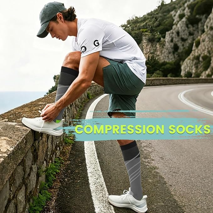 Copper Compression Socks 15-20 mmHg for Men & Women 8 Pairs – Circulation Support for Nurses, Travel, Running, Hiking, Soccer - Image 3