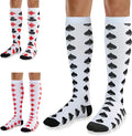 Medical Compression Socks for Women and Men 3 Pairs 20-30 mmHg Knee High Christmas Compression Stockings Circulation Best for Running Athletic Nurses by UUSOCKS