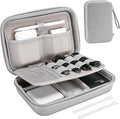 ProCase Hard Travel Electronic Organizer Case for MacBook Power Adapter Chargers Cables Power Bank Apple Magic Mouse Apple Pencil USB Flash Disk SD Card Small Portable Accessories Bag by ProCase
