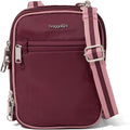 Baggallini Securtex® Anti-theft Mini Everything Crossbody Bag, 6.3"x8.25" Rfid, Locking Zippers & Cut-resistant Strap by baggallini
