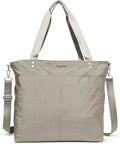 Baggallini Carryall Tote - Lightweight Nylon Zipper Top Weekender Travel Beach Bag w/Luggage Sleeve by baggallini