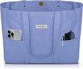 HOMESPON Large Canvas Tote Bag, Magnetic Work Laptop Pack for Women | Everything Bag, Multi Pockets, Internal Laptop Sleeve by HOMESPON