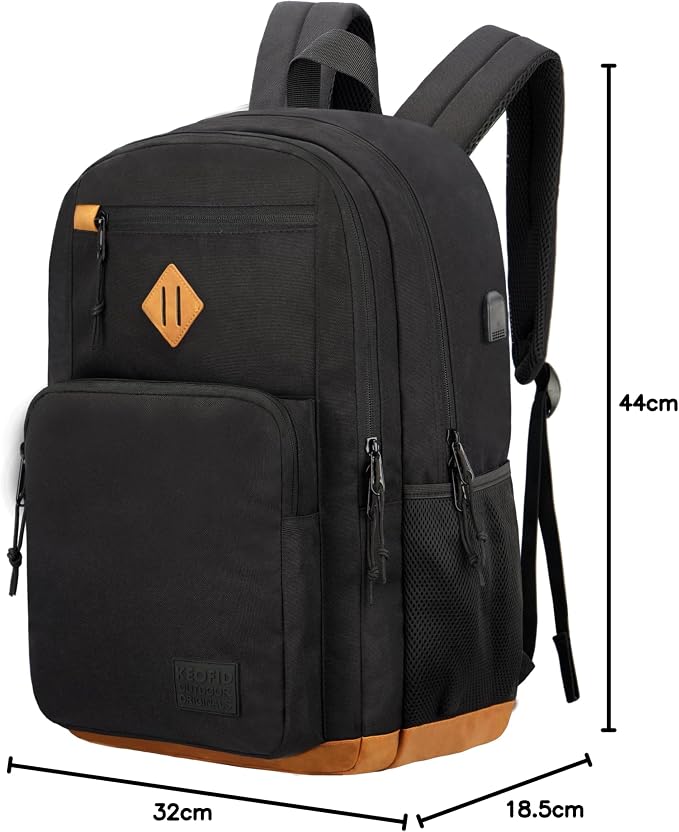 KEOFID Travel Backpack for Men and Women, Backpack Purse for Women, Anti Theft Laptop Backpack - Image 6