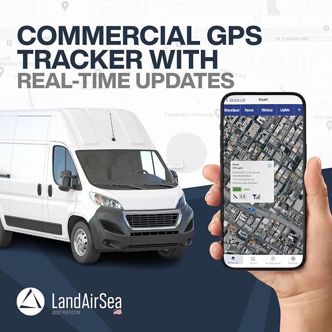 LandAirSea Overdrive GPS Tracker — Extended Life Battery, Magnetic, and Waterproof. Commercial GPS Tracker for Vehicles, Trailers, Equipment, and Assets. Real-Time Global Tracking. - Image 2