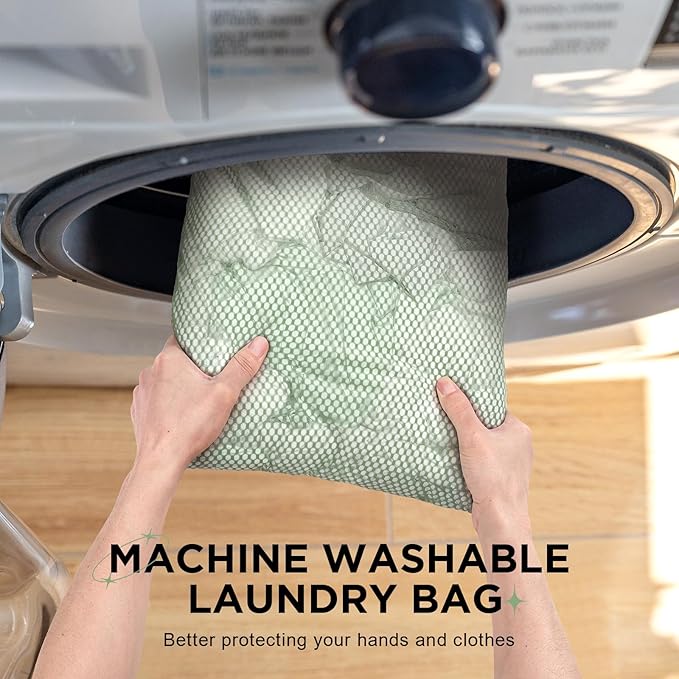OlarHike 10 Set Compression Packing Cubes for Travel Essentials,Compressible Expandable Space Saver Bags for Organizing Clothes,Luggage Garment Bags with Over 1000 pcs Mesh Holes(Matcha Green) - Image 4