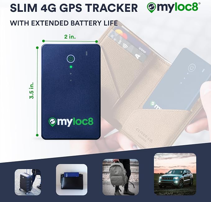 GPS Luggage Tracker for Suitcases TSA Approved, Android & iOS Compatible-Smart Tag with Bag Opening Alert - Real Time Tracking Device for Travel, Car, Trailer– Long Battery Life-Subscription Required - Image 3