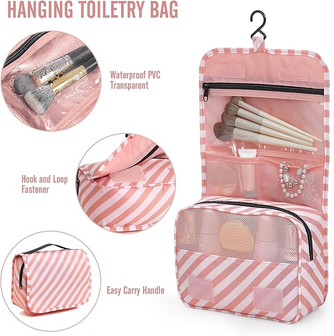 Veken 8 Set Packing Cubes for Travel Essentials, Suitcase Organizer Bags in 4 Sizes, Carry-On Luggage Accessories with Laundry Bag, Airplane Must Have with 99-Count Mesh Holes - Image 3