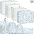 Packing Cubes for Travel - 8 Set Luggage Organizer Bags for Family, Mesh Breathable Packing Cubes for Suitcases Durable Travel Essentials Bags Set by YEEYAA
