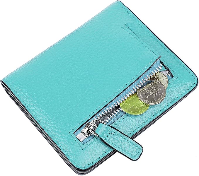 Small Leather Wallet for Women, Ladies Credit Card Holder RFID Blocking Women's Mini Bifold Pocket Purse - Image 6