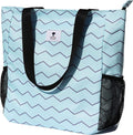 ESVAN Original Floral Water Resistant Large Tote Bag Shoulder Bag for Gym Beach Travel Daily Bags Upgraded by ESVAN