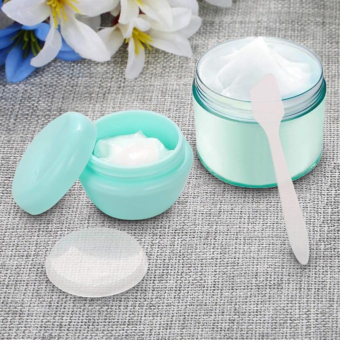 Travel Accessories Toiletry Containers 1 oz for Cream, 6 Pack | Plastic Little Jars for Creams, Compact Travel Size Containers with Leak proof Lids for Body Cream, 30g/1 oz Per Pack - Image 8