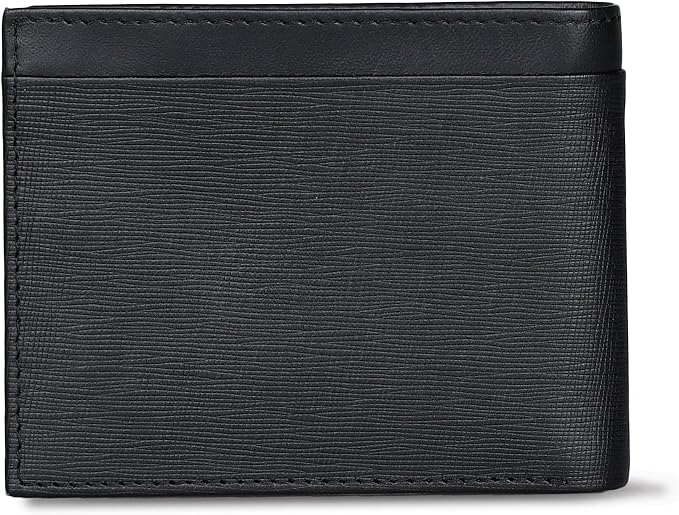 Dockers Men's Bifold Leather Wallet - Thin Slimfold RFID Blocking Security Smart Extra Capacity - Image 3
