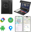 MiLi Smart Passport Holder with Bluetooth Tracker for iOS & Android | Works with Apple Find My & Google Find Hub, Leather Passport Holder for Travel, Never Lose Your Passport Again by MiLi