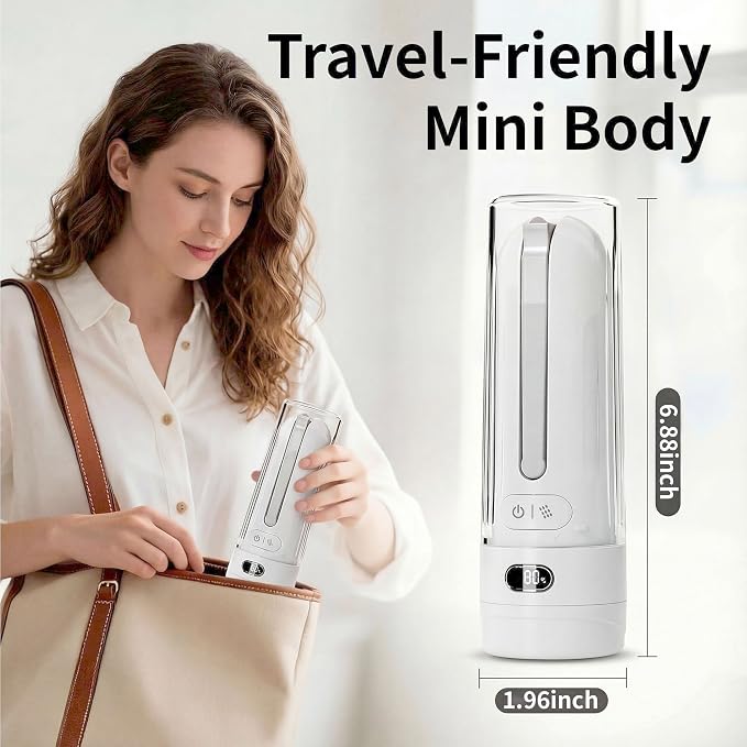 Portable Bidet for Travel,Personal Hygiene Sprayer Bottle for Women Men | Mobile Bidet Portable for Toilet,Electric Handheld High-Pressure Foldable USB-C Battery-Powered - Image 2
