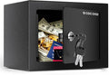 CDC DIGI Steel Security Safe Box with Key Lock,Safe Box for Home, Office, Money, Jewelry, Documents and Valuables, 0.23 Cubic Feet, 9.06" W x 6.69" D x 6.69" H, Black by CDC+DIGI
