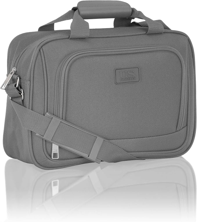 U.S. Traveler Rio 14" Travel Tote Bag, Lightweight 1200D Carry-On Bag for Women & Men by USTraveler