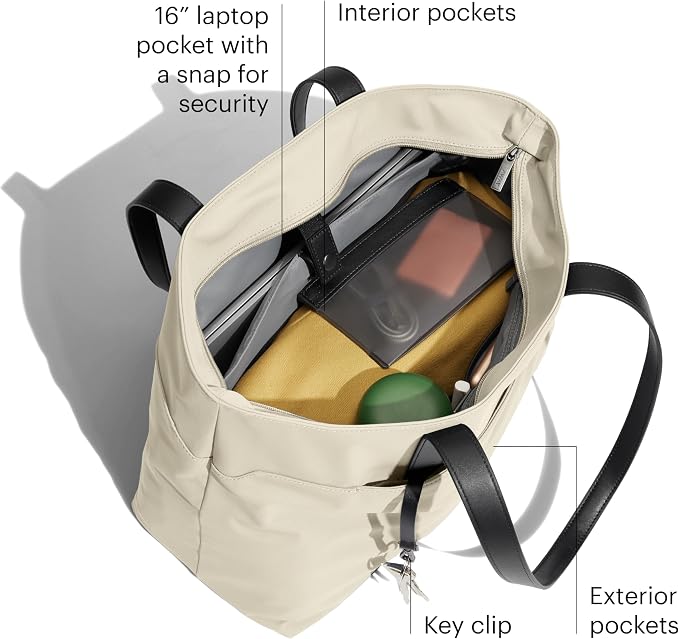 Away The Everywhere Tote, Airline Approved Personal Item Travel Bag | Padded Laptop Pocket, Trolley Sleeve, Interior & Exterior Pockets, Personal Item Travel Tote for Work & Travel - Image 5