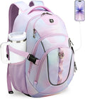 Swissdigital Laptop Backpack, Pink Purple, Travel Backpack, SD803-104 | USB Charging Port, Travel Backpack, 31l Capacity, Backpack for Women by SwissdigitalDesign