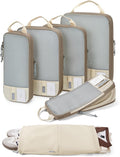 BAGSMART Compression Packing Cubes for Travel Essentials | 14 Set /6 Set /4 Set/2 Set, Lightweight, Durable by BAGSMART