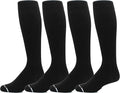 Dr. Motion 4 Pairs Men's Athletic Traveler Graduated Compression Knee High Socks by Dr.+Motion