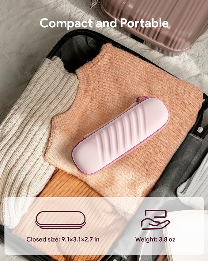 SQERO Electric Toothbrush Case for Oral-B Pro/iO/Philips Sonicare | Waterproof Traveling Toothbrush Storage Bag with Mesh Pocket Covers Protection - Image 6