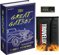 Book Safe with Combination Lock, Hidden Safe (9.5 x 6.2 x 2.2 Inch) with Fireproof Bag, Secret Diversion Safe, Hollow Book Box Hidden Storage, Money Safe Box for Cash (GREAT GATSBY) by KOFAIR