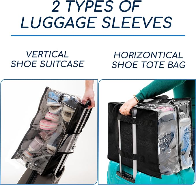 Shoe Travel Bag for 8 Pairs of Shoes - Travel Shoe Organizer - Portable Luggage Multiple Shoes Carrier Sneaker Bag - Shoe Storage Case - Image 5