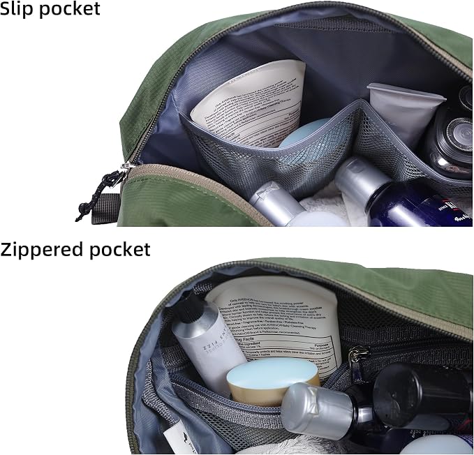 Travel Toiletry Bag 5L, Compact Travel Organizer with Waterproof TPU Wet/Dry Compartment - Image 4