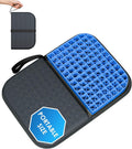 WISIMMALL Gel Seat Cushion, Portable Travel Cushion for Long Sitting, Thick & Foldable, 14.5" x 10.5" Large Size Chair Seat Cushion for Office Chair Car Wheelchair, Relief Sciatica Coccyx Pain by WISIMMALL