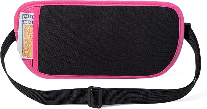 Travel Money Belt - Slim Passport Holder Travel Wallet with RFID Blocking Travel Pouch Undercover Fanny Pack for Women - Image 6