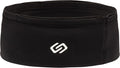VersaMax Running Belt, Anti-Theft Travel Money Band, Black, M | Secure Stretch Double-Flap Waist Pack Fits All Cell Phones. Pickpocket-Proof Travel Passport Pouch & Medical Device Holder by Sporteer