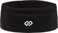 VersaMax Running Belt, Anti-Theft Travel Money Band, Black, S | Secure Stretch Double-Flap Waist Pack Fits All Cell Phones. Pickpocket-Proof Travel Passport Pouch & Medical Device Holder by Sporteer
