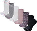 Dr. Motion Compression Quarter Socks For Women With Enhanced Cushion And Breathable Arch Support 6 Pairs by Dr.+Motion