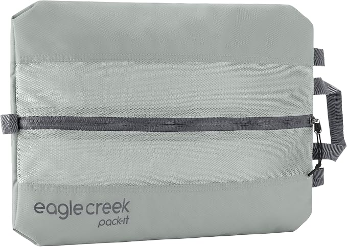 Eagle Creek Pack-It Reveal Shoe Sack - Breathable Shoe Storage Sack for Optimizing Luggage Space - Quick-Drying Material - Lightweight - Translucent Fabric - Washable - Ventilate by EagleCreek